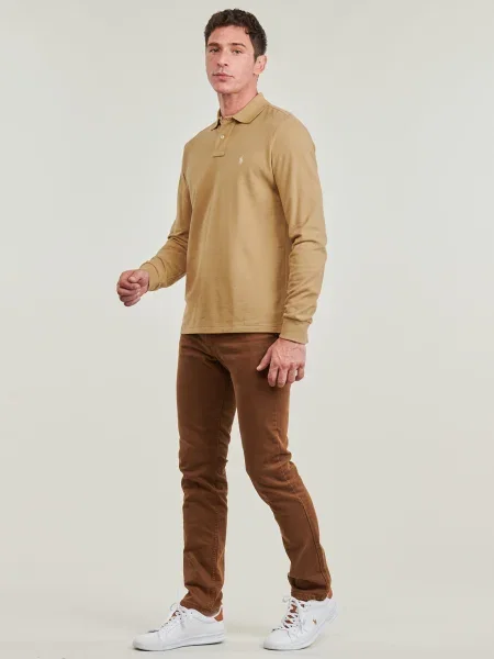Polo Polo Ralph Lauren plasă de plasă bej