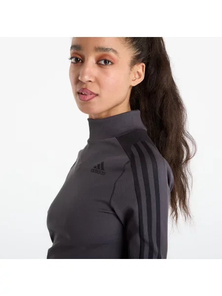 T-shirt adidas Long Sleeve Tee Utility Black/ Black/ Grey Two L μαύρο
