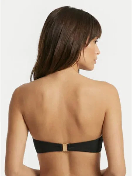 Seafolly Bikini felső Band Wave fekete