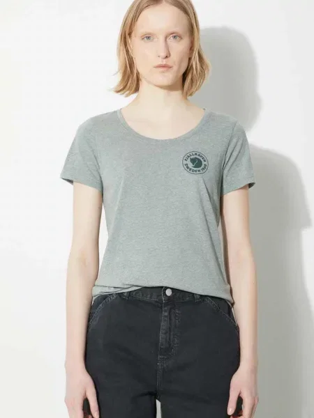 Fjallraven t-shirt Logo T-shirt W zielony