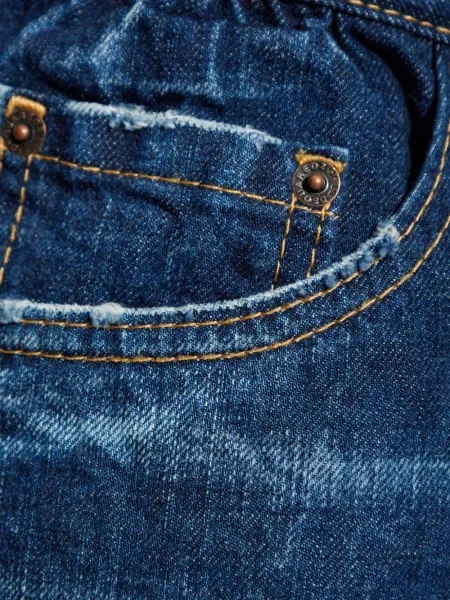 Blugi Dsquared2 zdrențuiți albastru
