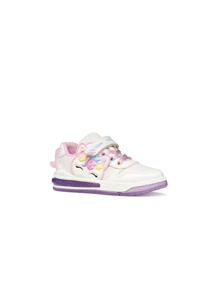 Sneakersy Geox J Sketlite Girl S biela