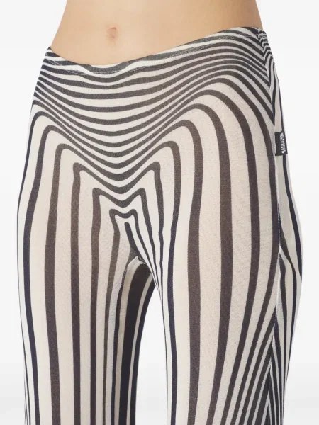 Pantaloni Jean Paul Gaultier alb