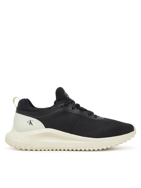 Calvin Klein Jeans Tenisice Eva Runner Sock Mg Tech crna