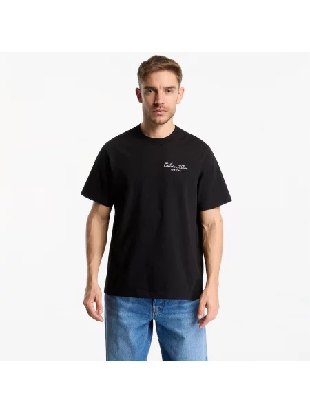 Tričko Calvin Klein Jeans Ss Easy Script Calvin Klein Black L černé