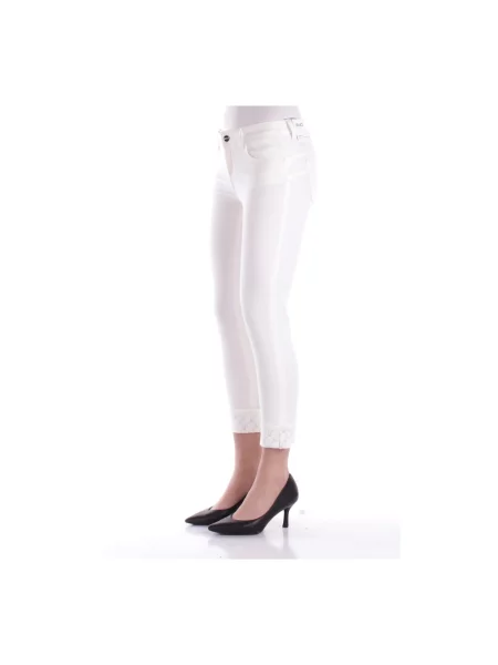 Skinny jeansy skinny Liu Jo casual białe