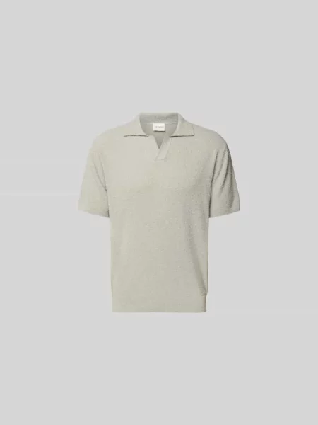 Koszulka polo o kroju regular fit z imitacji dzianiny Closed