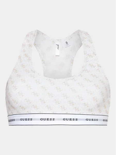Сутиен Guess с десен бяло