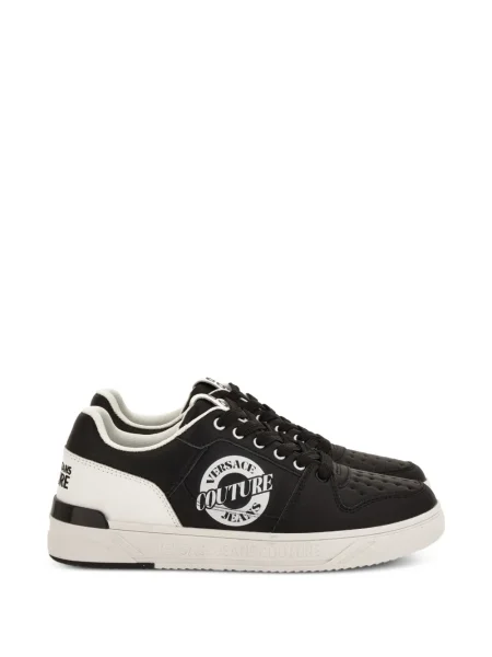 Sneakerși Versace Jeans Couture cu autograf negru