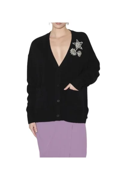 Kardigan Kaos wełniany czarny