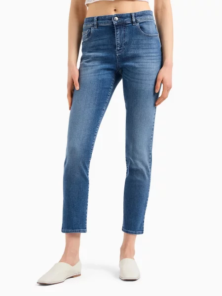 Бойфренди Emporio Armani синій