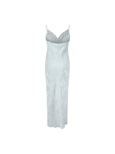 Sukienka Calvin Klein Viscose Jacquard Maxi Slip Dress Green L zielona