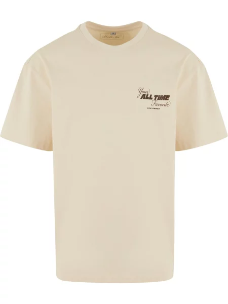 Mister Tee Tricou All Time Favorite nisipiu / negru / murdar alb
