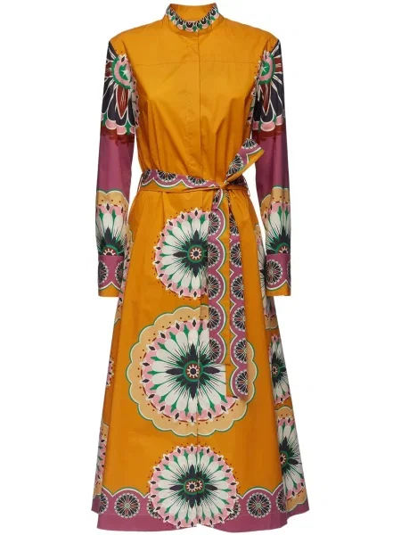 Rochie tip cămașă La Doublej cu model floral cu imagine