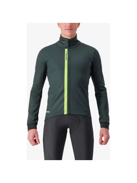 Kurtka Castelli Entrata GORE-TEX INFINIUM™ sosnowozielony jaskrawożółty M zielona