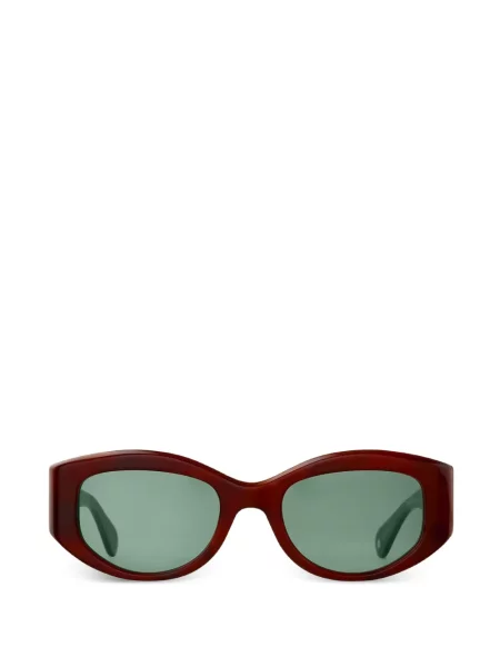 Retro napszemüveg Garrett Leight barna