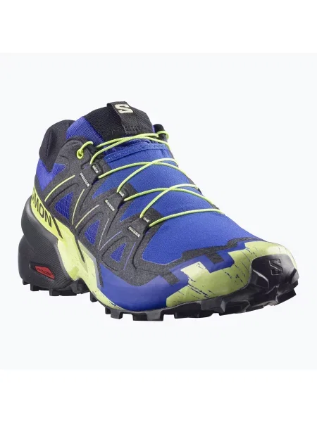 Běžecké boty Salomon Speedcross 6 bluing/black/acid lime černé