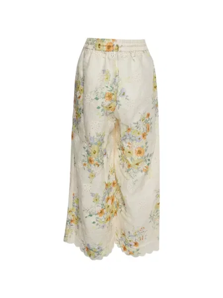 Pantaloni Alemais cu model floral cu imagine