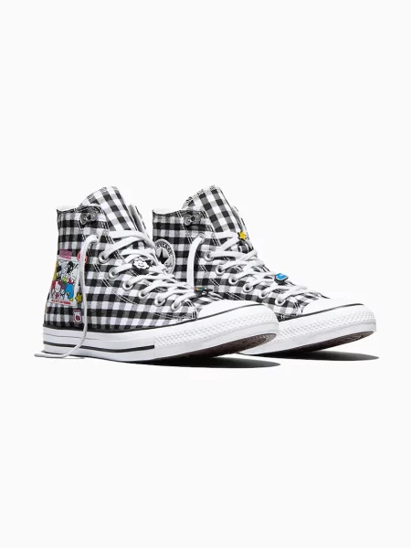Converse Converse x Hello Kitty Chuck Taylor All Star HI platnene superge črna