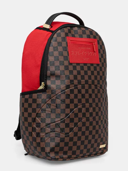 Sprayground Rucsac RED REDEMPTION maro