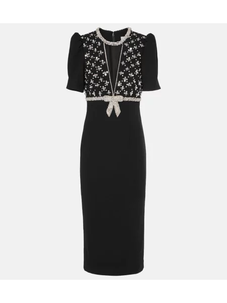 Midi obleka Rebecca Vallance črna