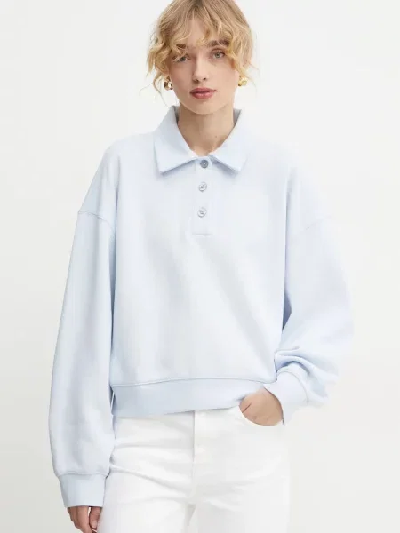 Filippa K bluza gładka niebieski