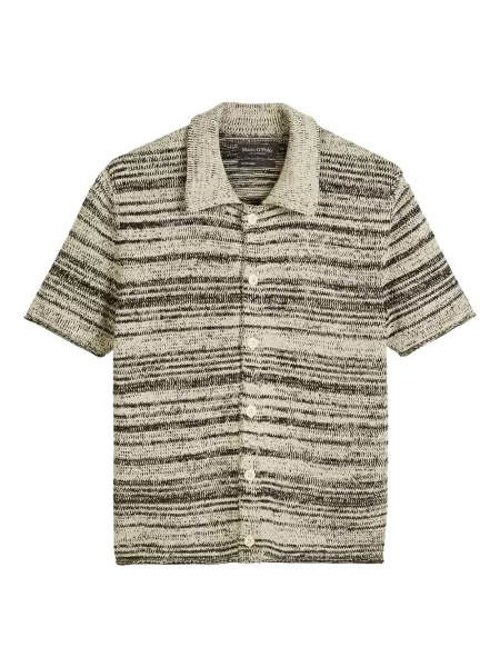 Cămașă Marc O'polo tricotate scurtă negru