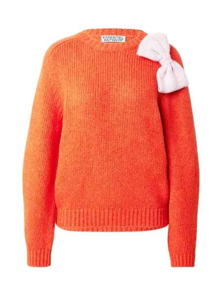 Essentiel Antwerp Pulover roz pal / orange roșu