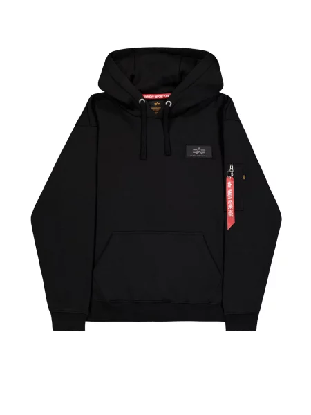 ALPHA INDUSTRIES Μπλούζα φούτερ καφέ / πράσινο / μαύρο λευκό
