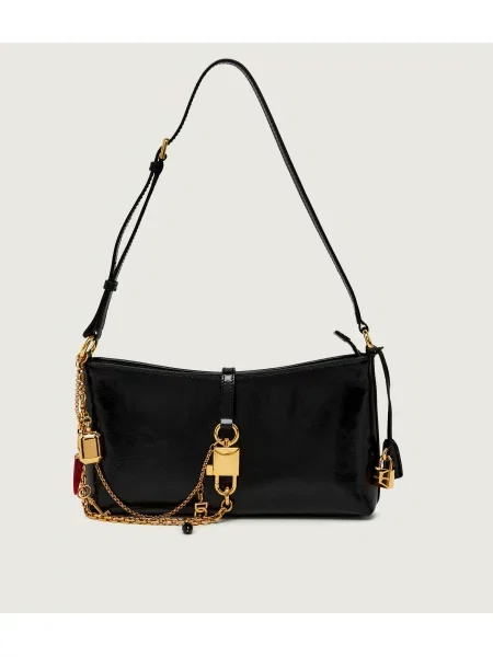 Dolce & Gabbana De piele geantă pe umăr Lock negru