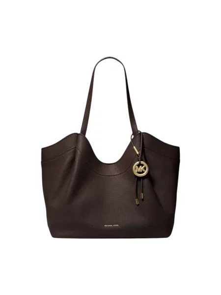 Shopperka Michael Kors skórzana brązowa