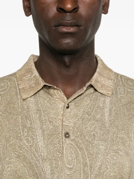 Polo Etro cu model paisley