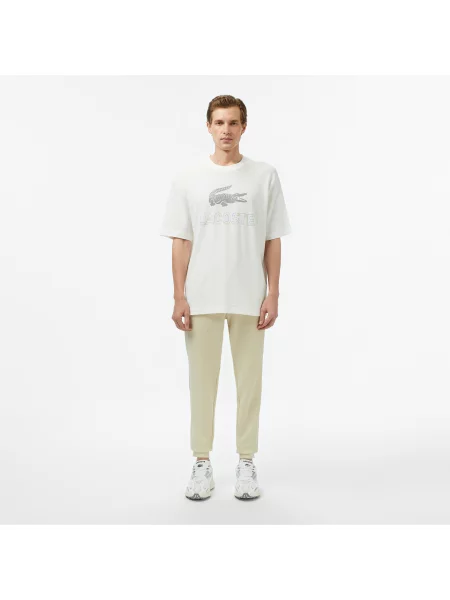 Lacoste Spodnie Dresowe Classic Fit beżowe