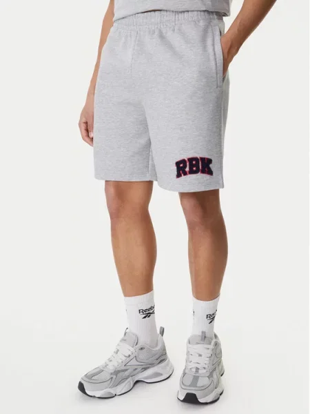 Reebok Športne kratke hlače Braddish siva