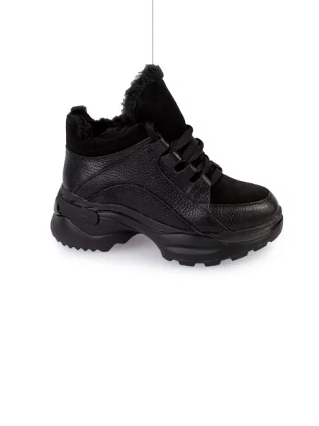 Кожаные ботинки Modamilano черные