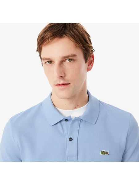 Lacoste Oryginalna Koszulka Polo O Kroju Slim Fit niebieski