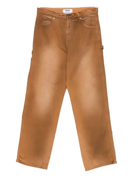 Pantaloni Msgm maro