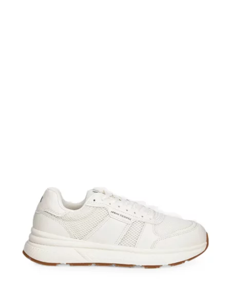 Sneakerși Armani Exchange cu imagine alb