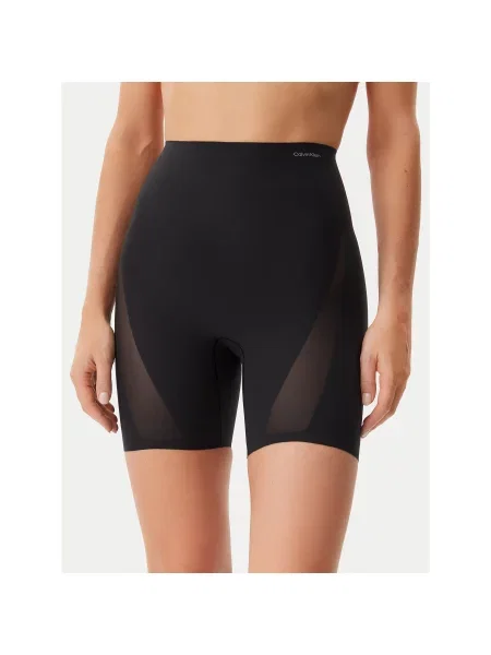 Hlače Calvin Klein Underwear z mrežo črna