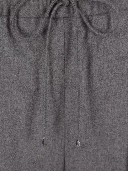 Pantaloni Max Mara cu cordon gri