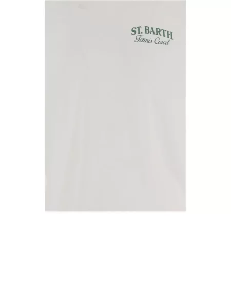 Tricou Mc2 Saint Barth cu imagine tenis alb