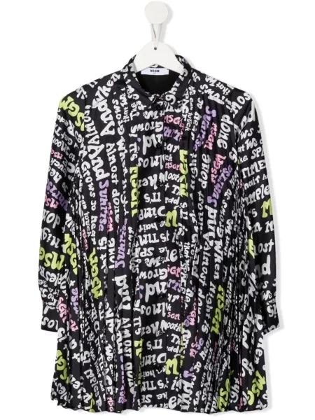 Dětské šaty Msgm černé