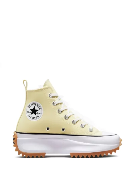 Sneakerși Converse cu șireturi din dantelă alergare galben