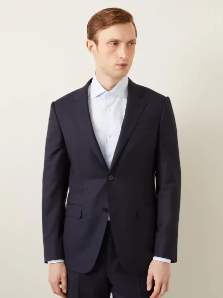 Zegna Oblek Extra Slim Fit tmavě modrá