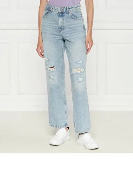 HUGO Blugi Gisanna | Relaxed fit albastru