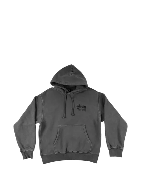 Hanorac cu glugă Stüssy gri