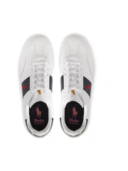 Sneakersy Polo Ralph Lauren skórzane białe