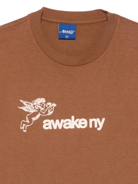 Koszulka Awake Ny brązowa