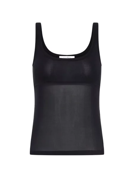 Top Max Mara fără mâneci negru