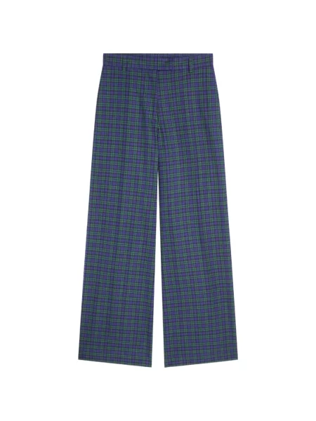 Pantaloni Dries Van Noten albastru